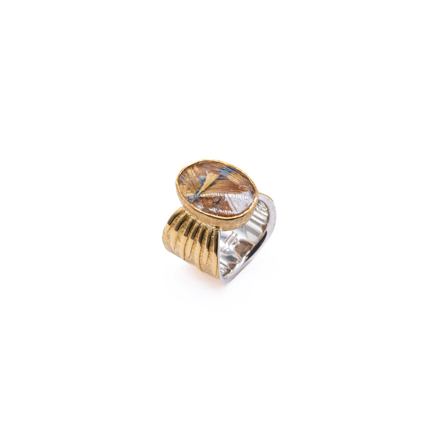 Rutilquarz Ring #1 - Goldschmiedekunst Hein