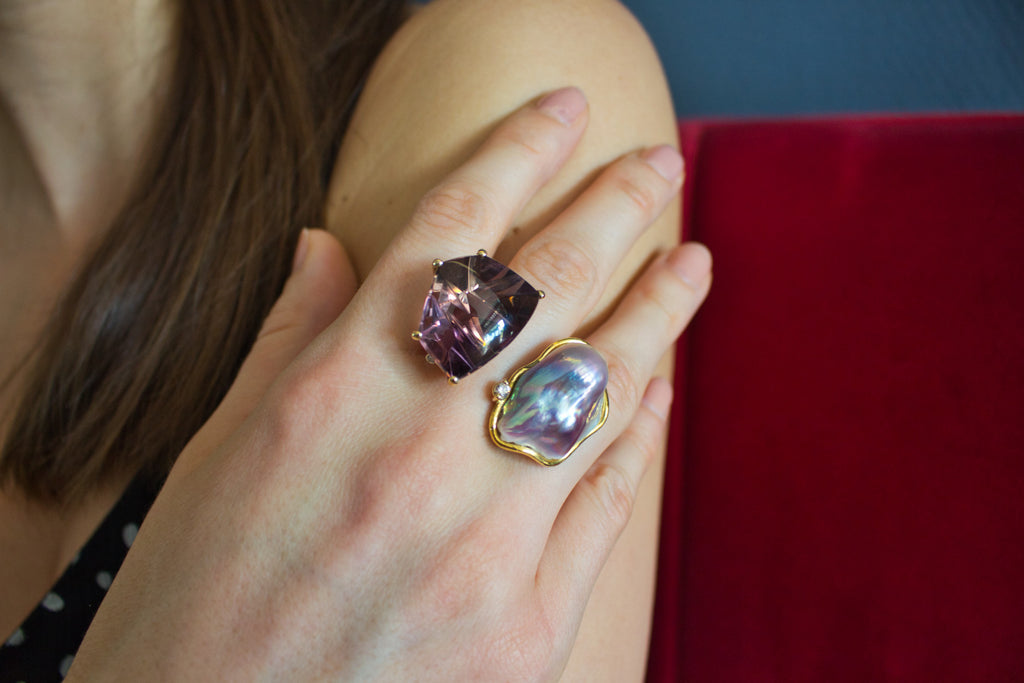 Ring "Lavendel" - Goldschmiedekunst Hein