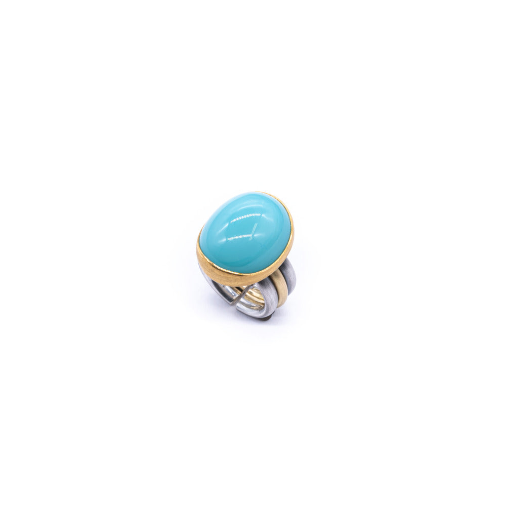 Chalcedon Ring #2 - Goldschmiedekunst Hein