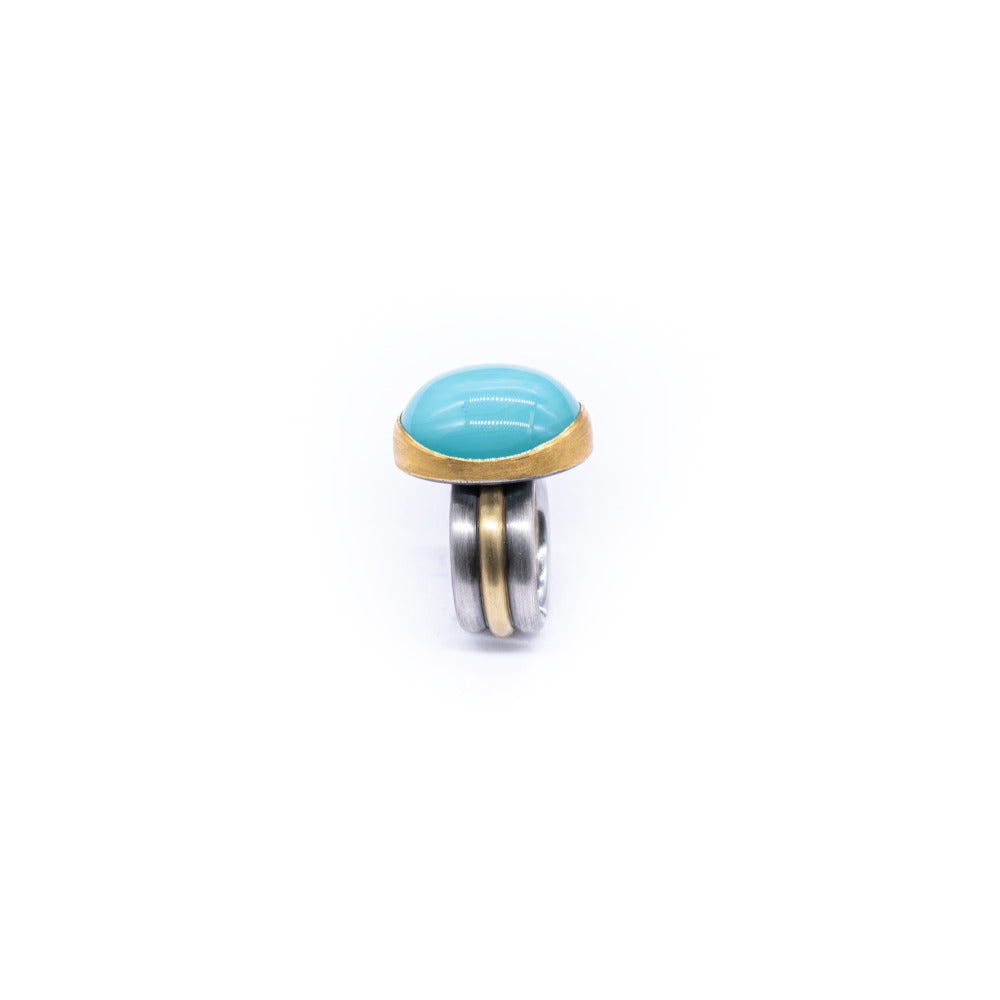 Chalcedon Ring #2 - Goldschmiedekunst Hein