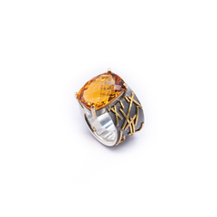 Citrin Ring - Goldschmiedekunst Hein