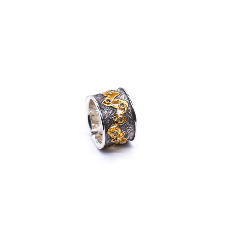 Ring "Lava Riss 2" - Goldschmiedekunst Hein