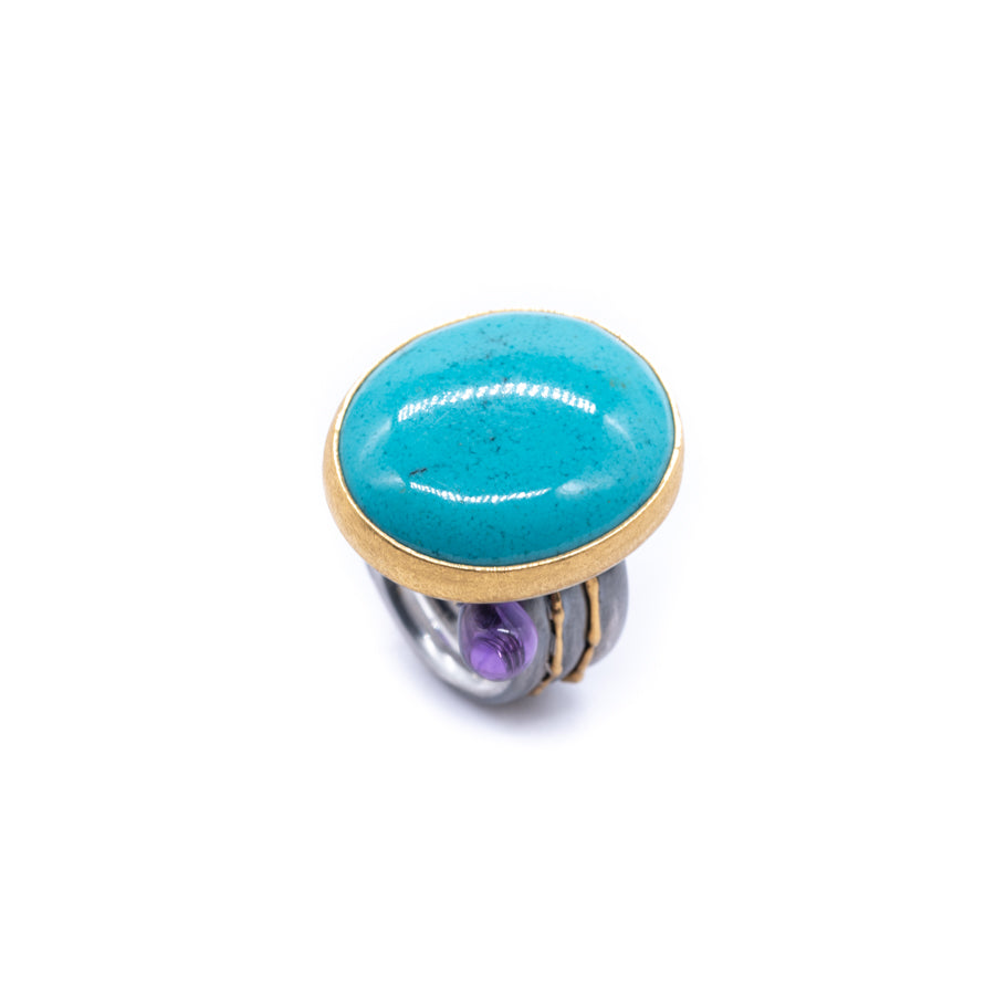 Türkis Ring - Goldschmiedekunst Hein