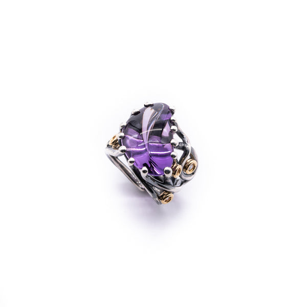 Amethyst Ring #3 - Goldschmiedekunst Hein