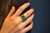 Turmalin Ring (achteckig) - Goldschmiedekunst Hein