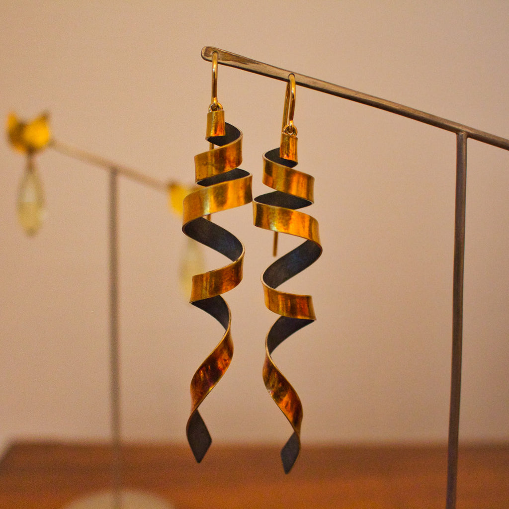 Ohrringe Feingold/Silber - Goldschmiedekunst Hein