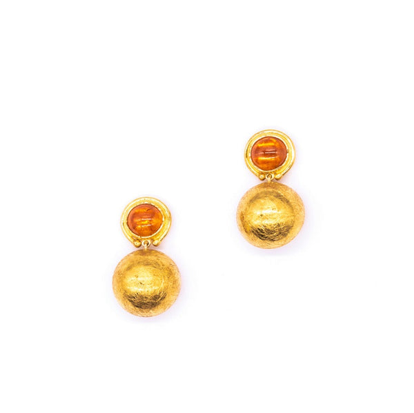 Ohrringe Mandarin-Granate - Goldschmiedekunst Hein