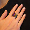 Amethyst/Rubin Ring - Goldschmiedekunst Hein