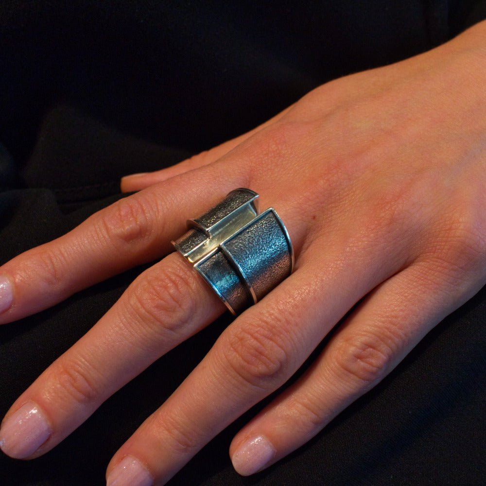 Silber Ring #3 - Goldschmiedekunst Hein