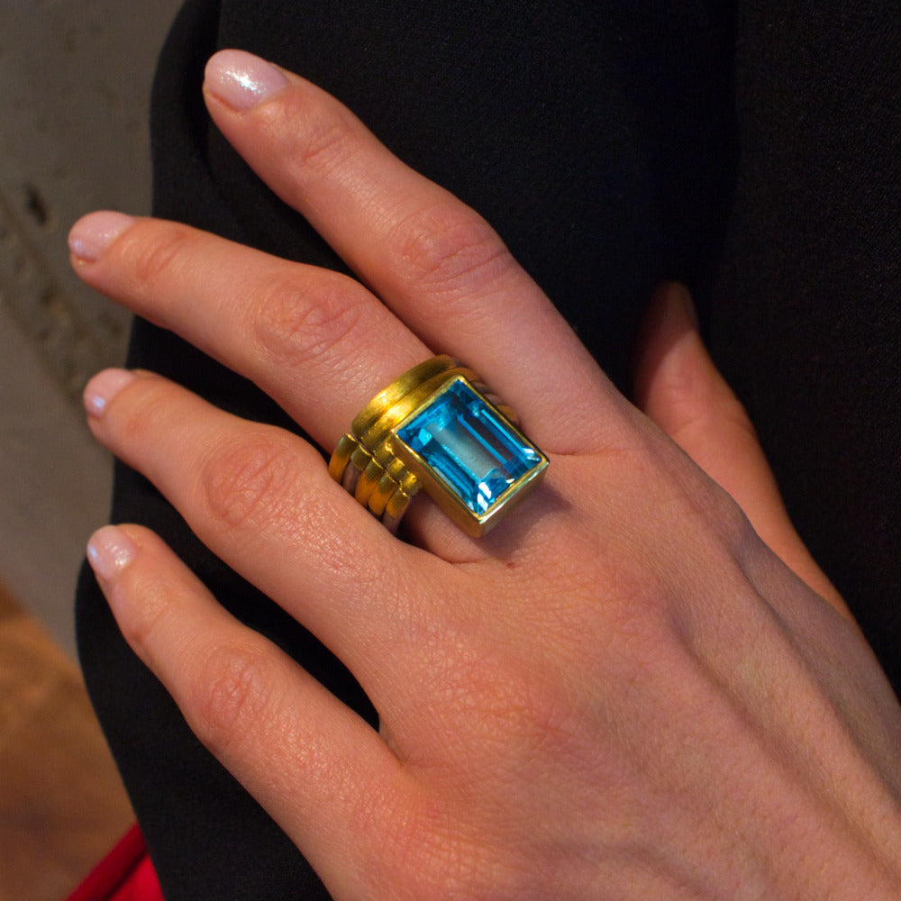 Topas Ring - Goldschmiedekunst Hein