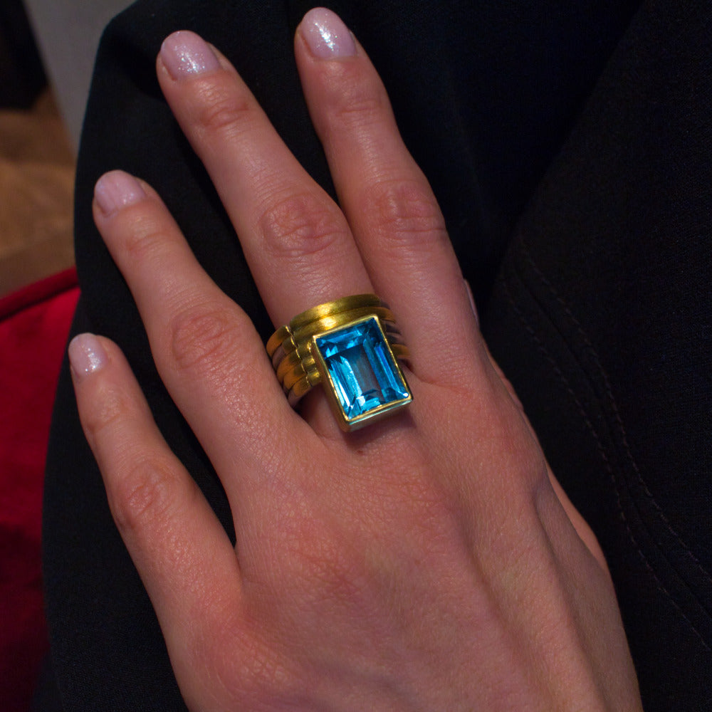 Topas Ring - Goldschmiedekunst Hein